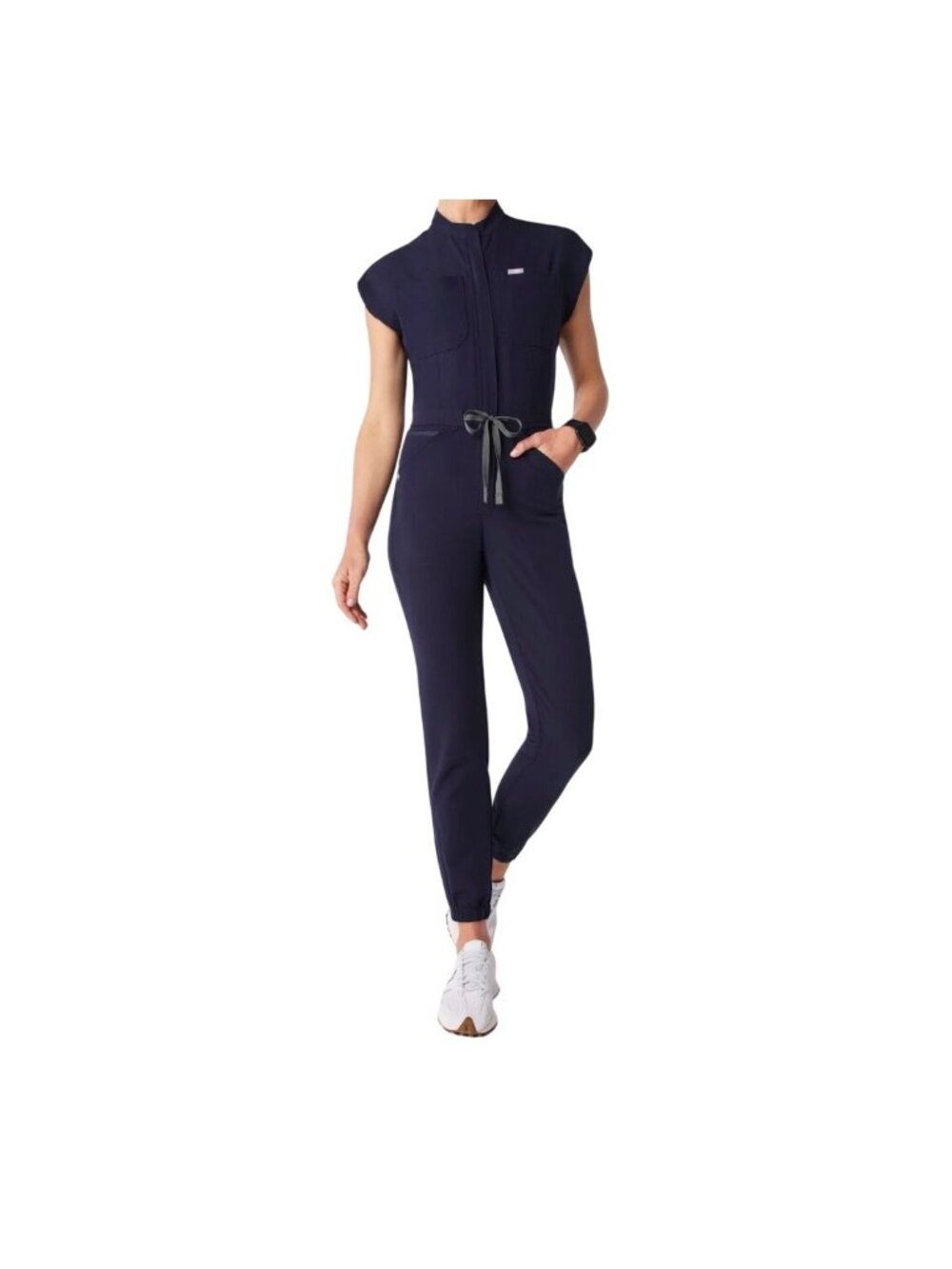 Figs Rafaela Jumpsuit Womens Navy Size XS